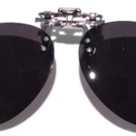 Поляризационная накладка на очки серого цвета 85%