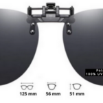 Clip-On (aurinkolasi-clippi) polarisoiva silmälasien päälle