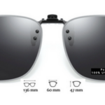 Накладка на очки затемнение 75% . СЕРЫЙ  85% с поляризацией.