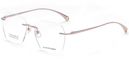 Scrab & Angeles® eyewear  l  Titanium  (rimless)